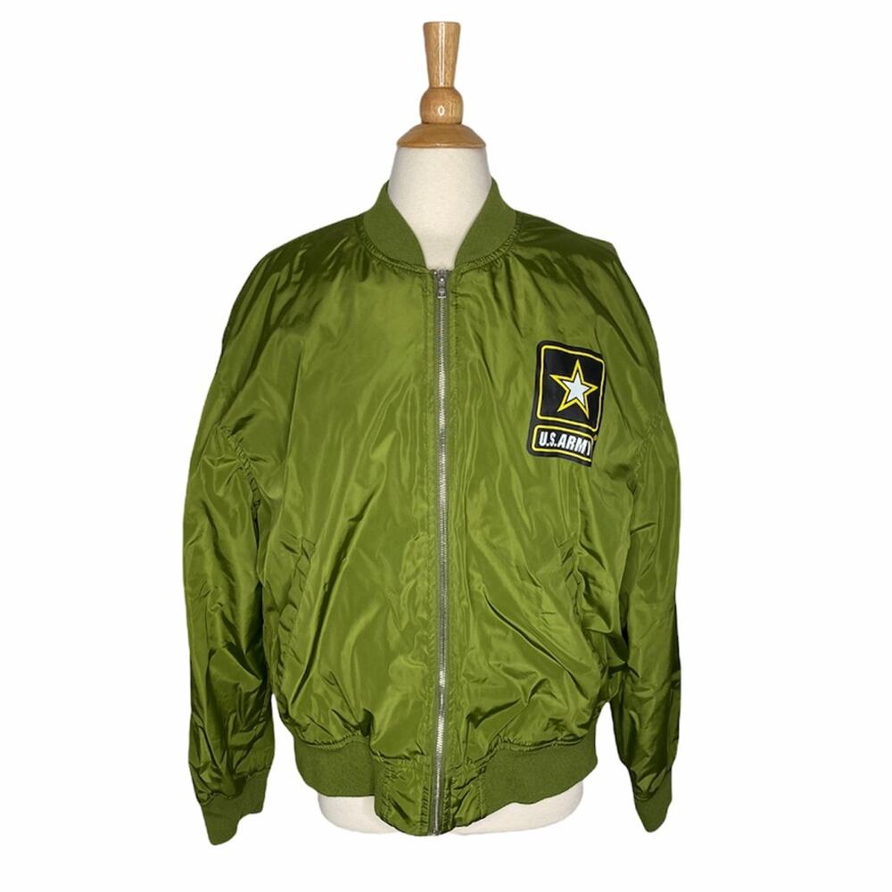 Army Zip Up Bomber Jacket Y31